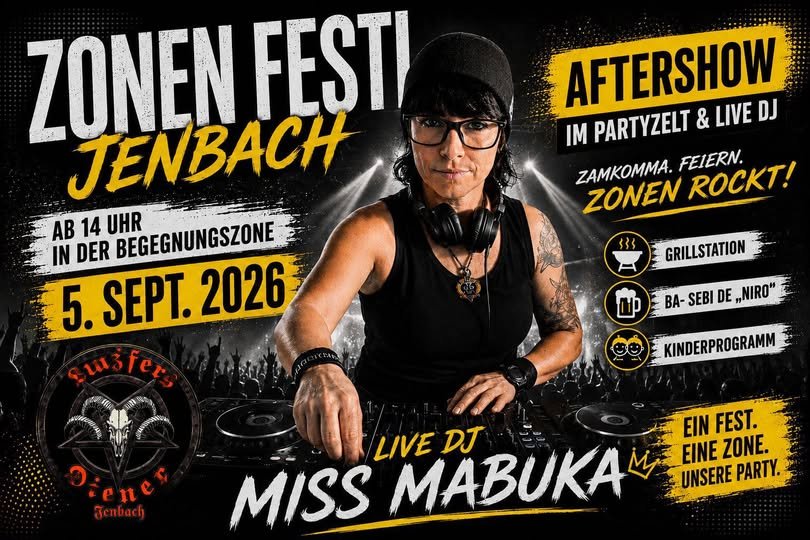 Zonenfestl in der Begegnungszone